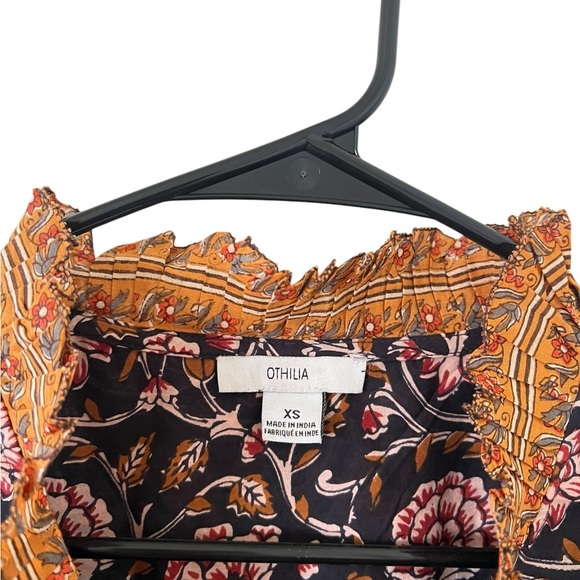 Anthropologie Othilia Sera Ruffled Boho Blouse - Picture 4 of 7